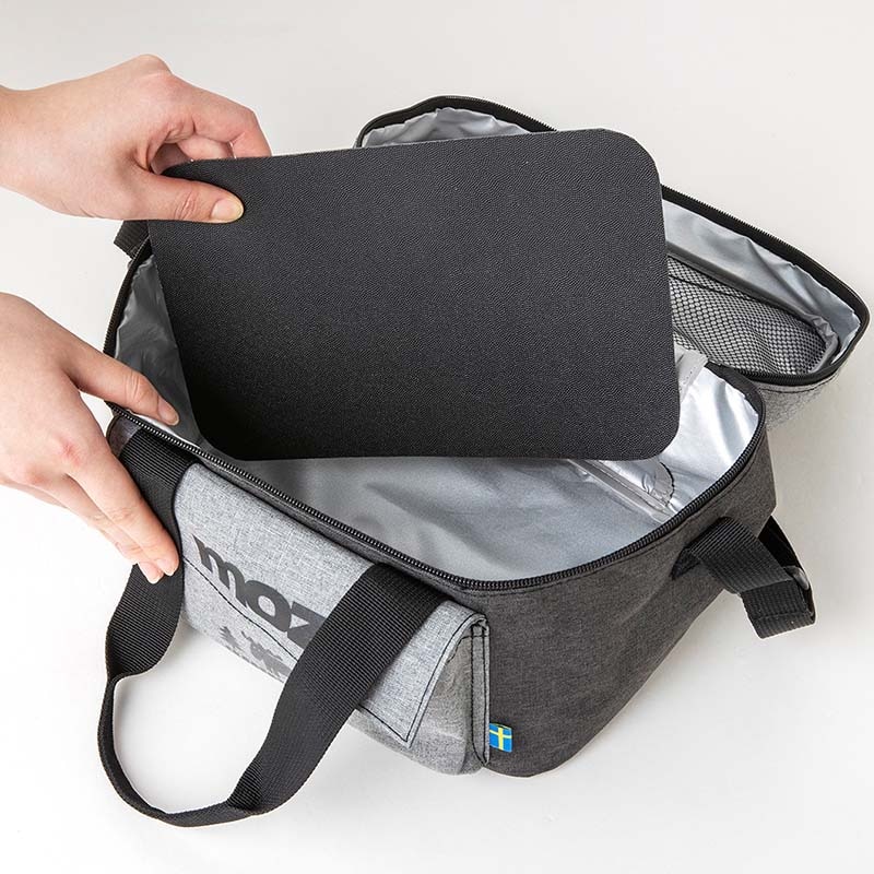 【セブンイレブン・セブンネットショッピング限定付録】moz(モズ)アウトドア保冷バッグMサイズ霜降りグレーver.