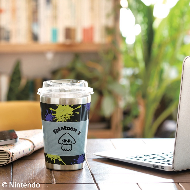 Splatoon 3 Tumbler Book イカver.:9/2発売【ムック本付録】スプラトゥーン3 真空断熱タンブラー イカver.