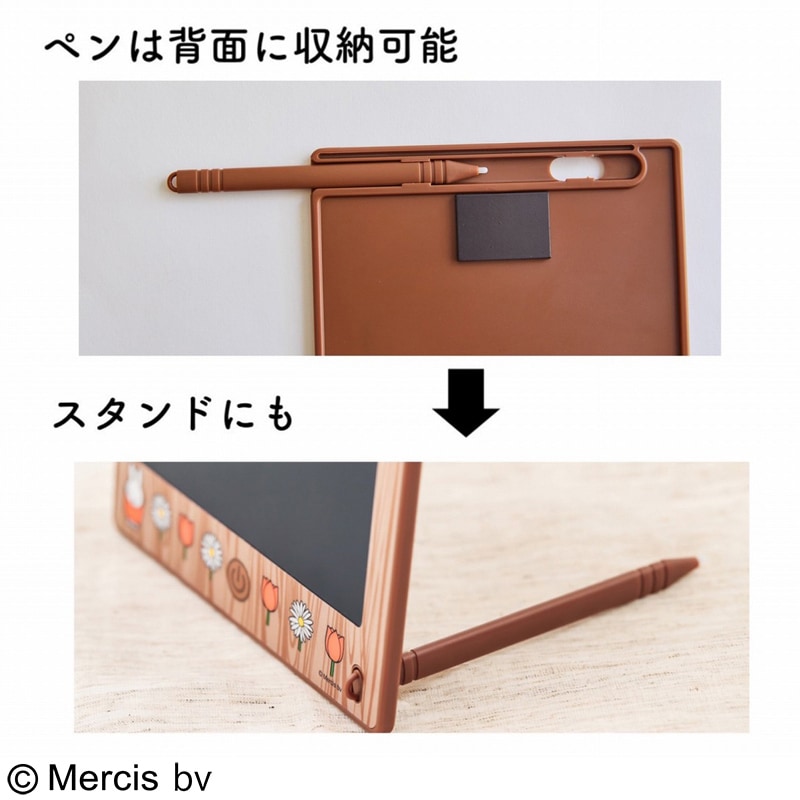 【miffyムック本 付録】ミッフィー 繰り返し書いて消せる マルチに使えるデジタルメモ さくらんぼとお花柄