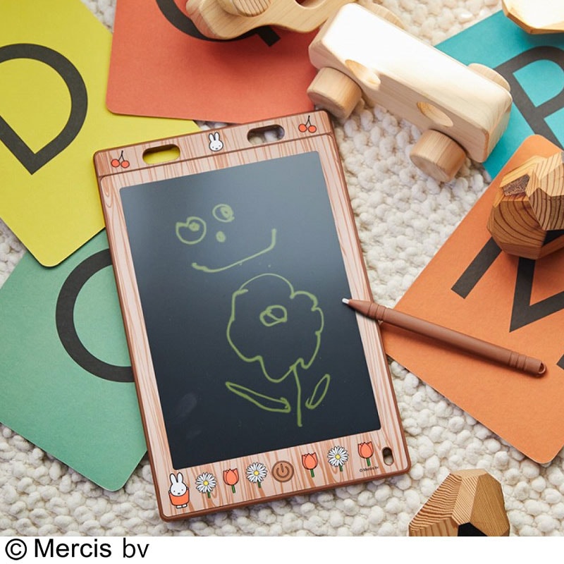 【miffyムック本 付録】ミッフィー 繰り返し書いて消せる マルチに使えるデジタルメモ さくらんぼとお花柄