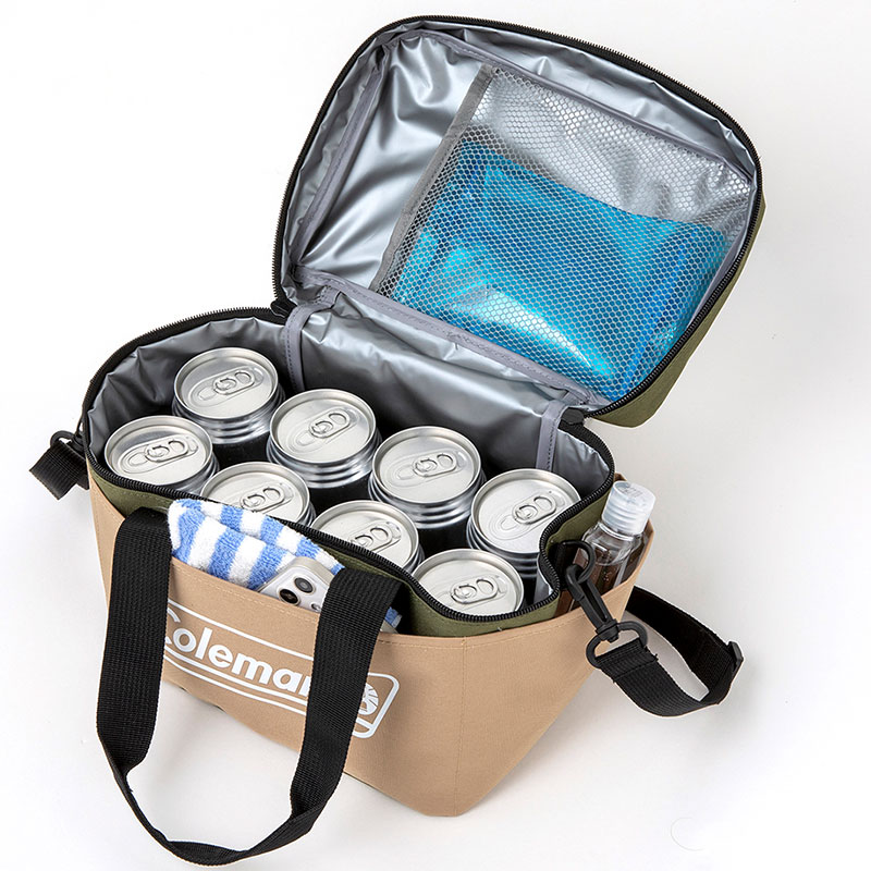 【コールマンムック本付録 保冷・保温バッグ】 Mサイズ カーキ&ベージュ