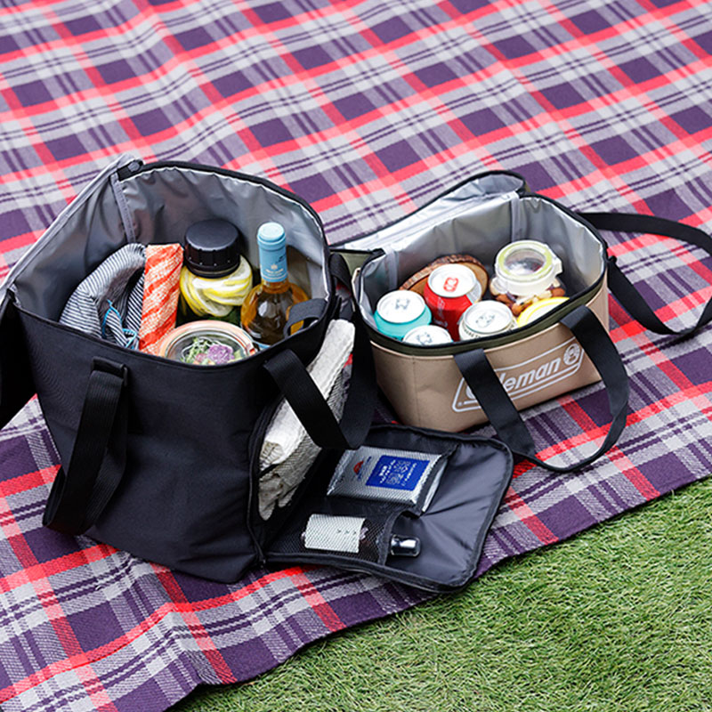 【コールマンムック本付録 保冷・保温バッグ】 Mサイズ カーキ&ベージュ Lサイズ ブラック