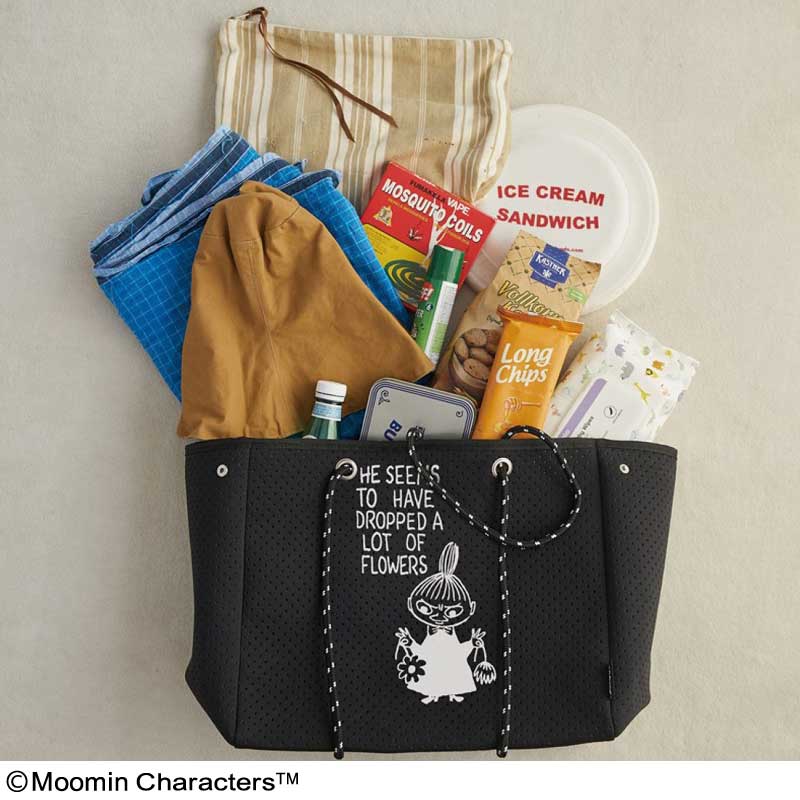 【ムーミン ムック本 付録】ムーミン 驚きの軽～い素材で大容量 BIGトートバッグ