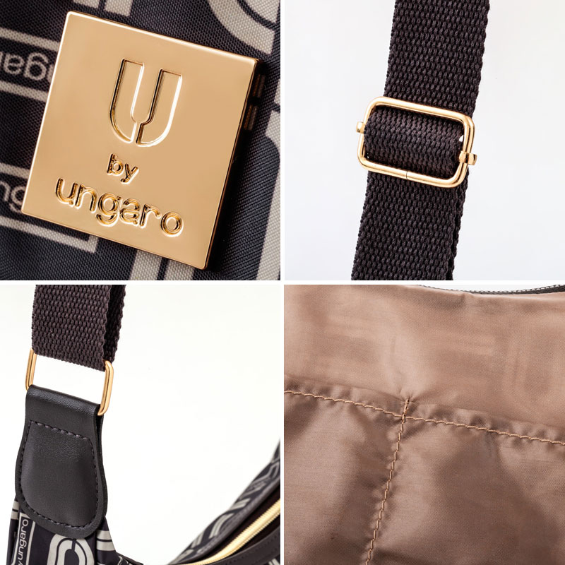 【U by ungaro ムック本 付録】U by ungaro(ユー バイ ウンガロ)7ポケット軽量ショルダーバッグ