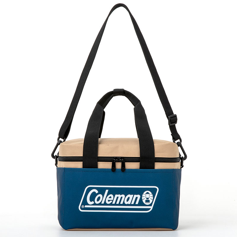 【コールマンムック本付録 保冷・保温バッグ】 Mサイズ ベージュ&ネイビー
