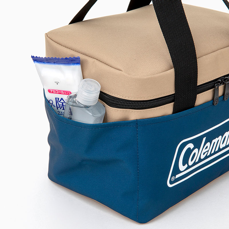 【コールマンムック本付録 保冷・保温バッグ】 Mサイズ ベージュ&ネイビー