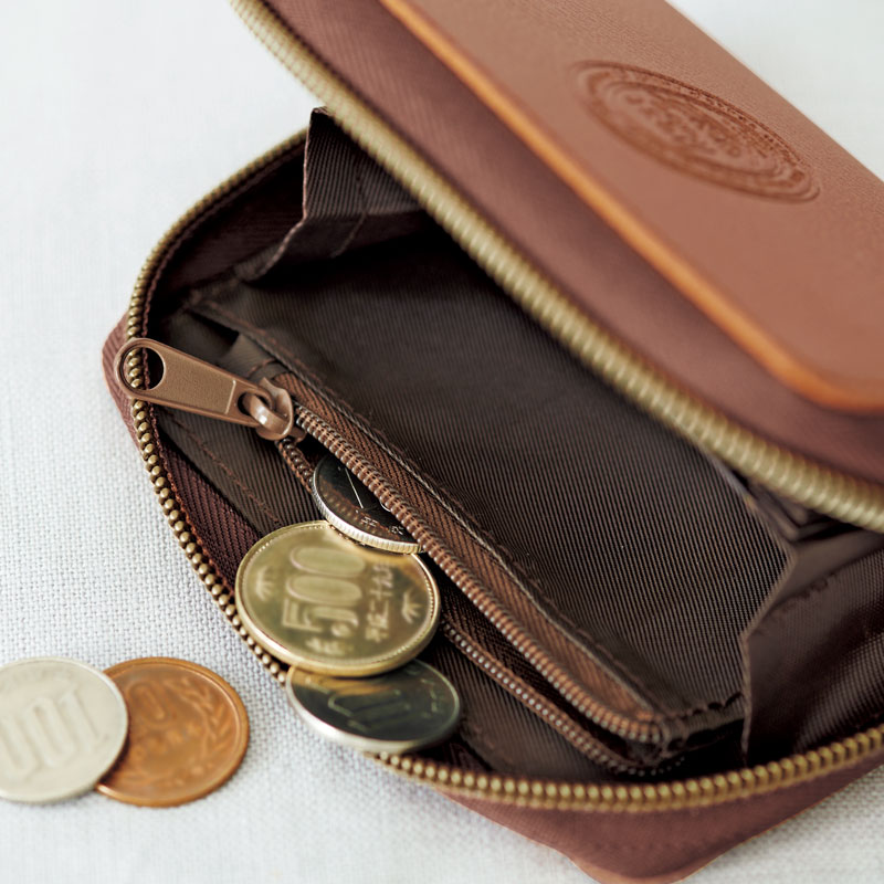 【リンネル 1月号 雑誌付録】ネストローブ 本革じゃばらカードケース付き財布