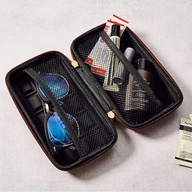 【セブンイレブン限定 MonoMax モノマックス 2022年1月号 増刊 雑誌付録】明治ミルクチョコレート チョコレート形ハードケース&ポーチ