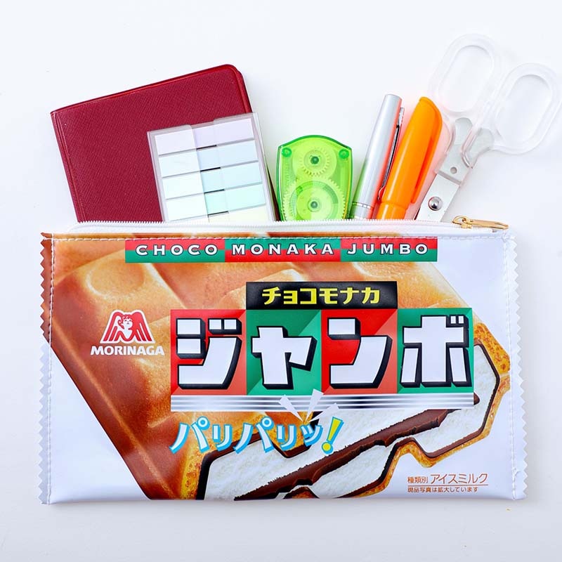 チョコモナカ ジャンボ ポーチBOOK：8/2発売【ムック本付録】チョコモナカジャンボそっくりのポーチ＆ミニチャーム＆フラットポーチ