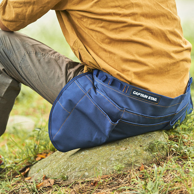 MonoMax特別編集 キャンプ・アウトドア 特別付録 CAPTAIN STAG ヒップガードにもなる多機能キャンプエプロン：9/27発売【ムック本付録】キャプテンスタッグ ヒップガードにもなる多機能キャンプエプロン