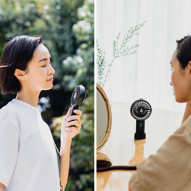 【ムック本 付録】WOODS(ウッズ)ミニ扇風機ブラックver.