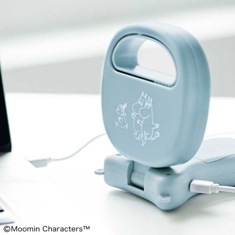SPRiNG(スプリング)2021年9月号：7/20発売【雑誌付録】ムーミン 3WAYで使える！羽根なしハンディ扇風機