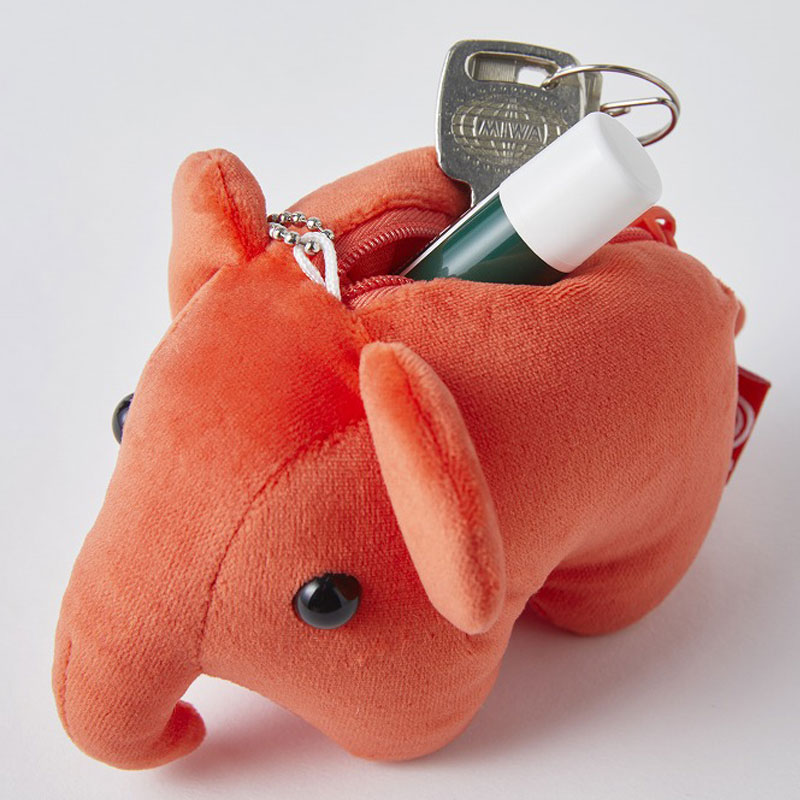 【ドムドムハンバーガー FANBOOK ムック本 付録】ドムドムハンバーガー 2点セット レトロデザインランチトート どむぞうくんぬいぐるみポーチ