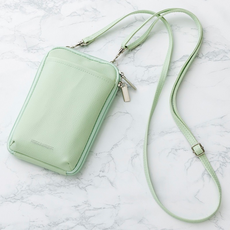 NATURAL BEAUTY BASIC ガバッと開くスマホポーチ BOOK MINT【ファミリーマート限定付録】NATURAL BEAUTY BASIC[ナチュラルビューティーベーシック]ガバッと開くスマホポーチ MINT