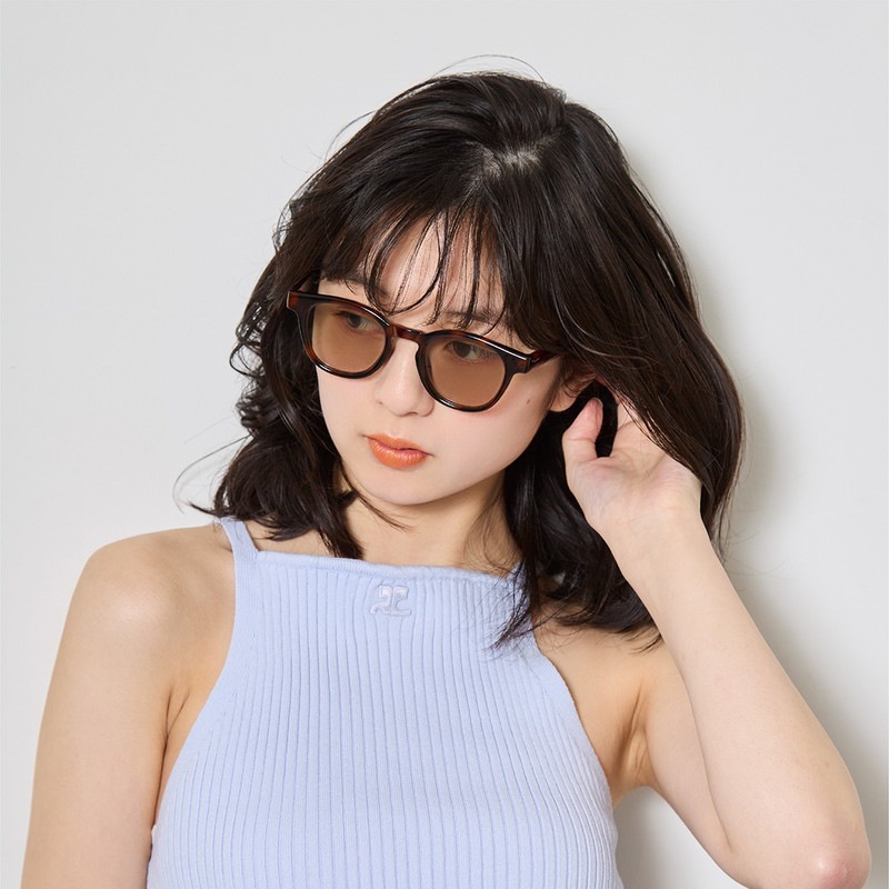 99.9% UV block Ĵ�����饹 AMBER BROWN