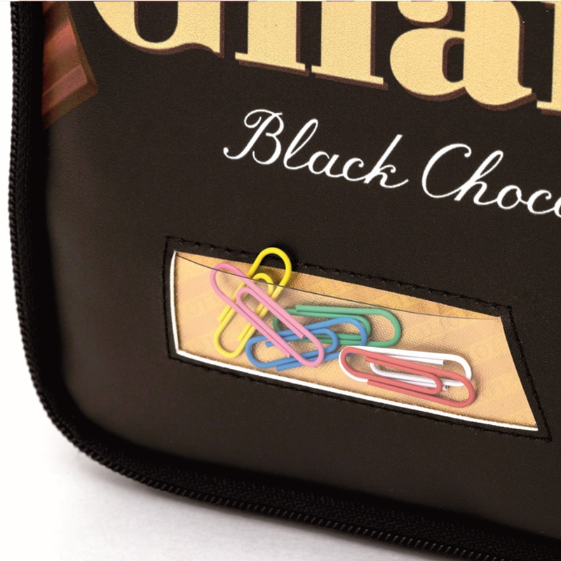 【ガーナミルクチョコレート ムック本 付録】マルチポーチ ブラックエクセレントver.