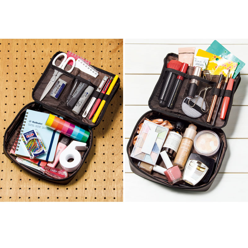 【ガーナミルクチョコレート ムック本 付録】マルチポーチ ブラックエクセレントver.