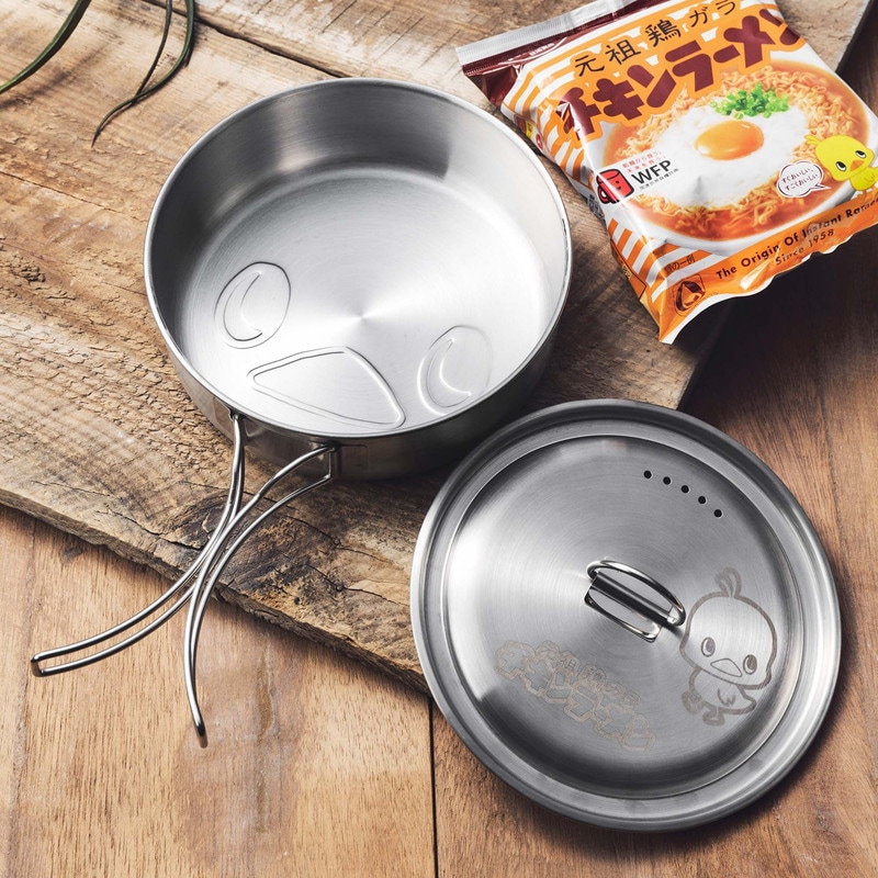 【MonoMaster モノマスター 2022年10月号 雑誌付録】日清食品チキンラーメン公認ひよこちゃんフタ付きクッカー