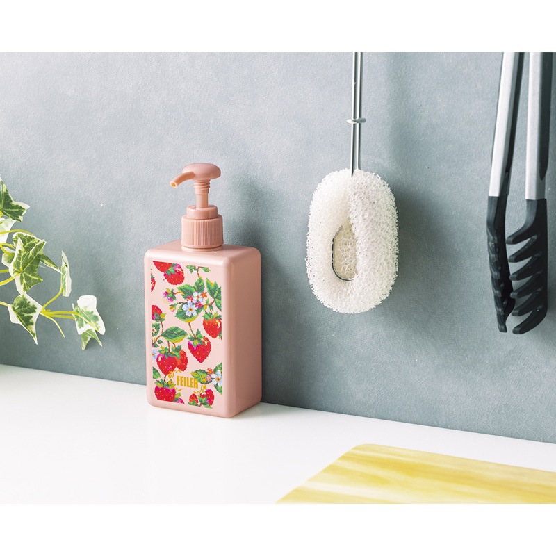 【InRed インレッド 2021年12月号】フェイラー ストロベリーフィールド ポンプ付きボトル