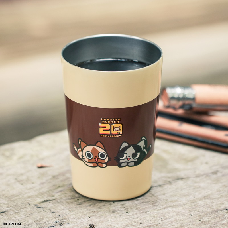 モンスターハンター20th Anniversary 真空断熱タンブラーBOOK アイルー