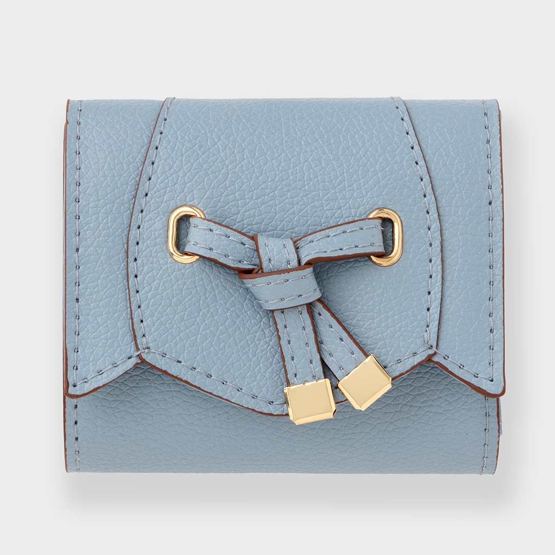 VIS フラワーカット財布ミニ SAXE BLUE | 商品カテゴリ一覧,宝島社公式
