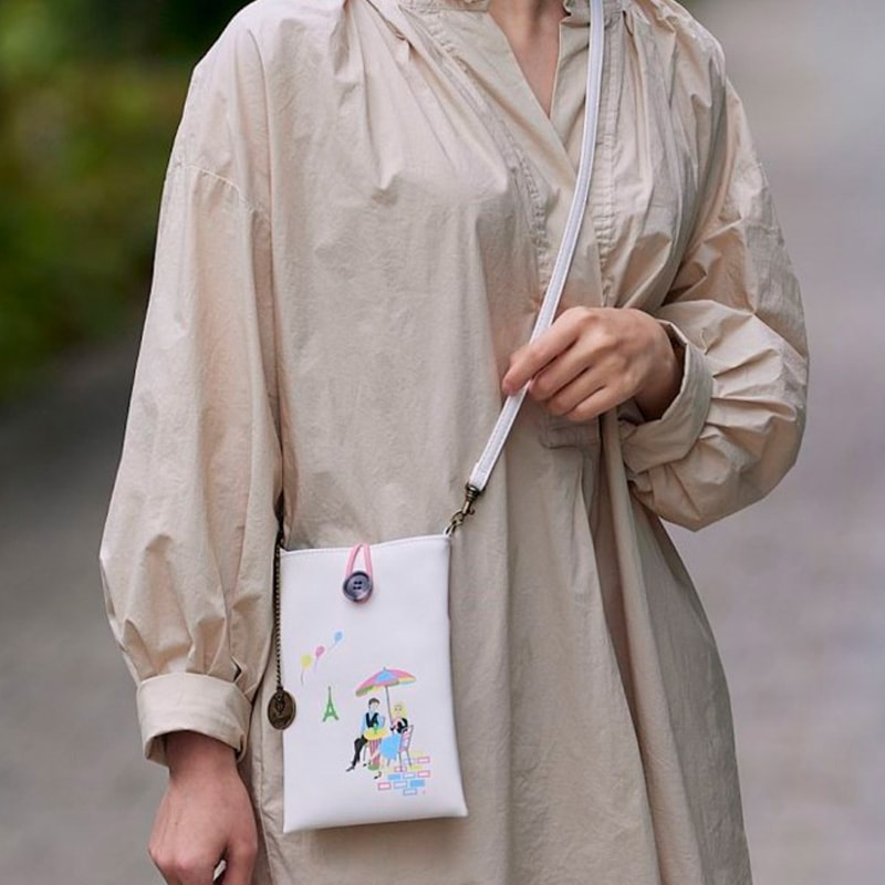 【ムック本 付録】近江屋洋菓子店レトロかわいいスマホポーチ