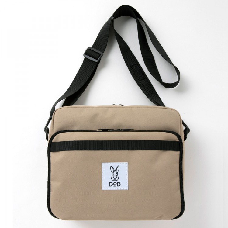 DOD TRANSFORM SHOULDER BAG BOOK BEIGE:8/4発売【ローソン、HMV、HMV&BOOKS online限定付録】DOD 吊るせるポーチに変身するショルダーバッグ(ベージュ)