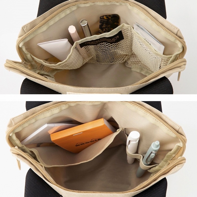 THEATRE PRODUCTS CORPORATE BOOK -spotlight- BEIGE edition：9/26発売【ムック本付録】シアタープロダクツ ポーチバッグ ベージュ