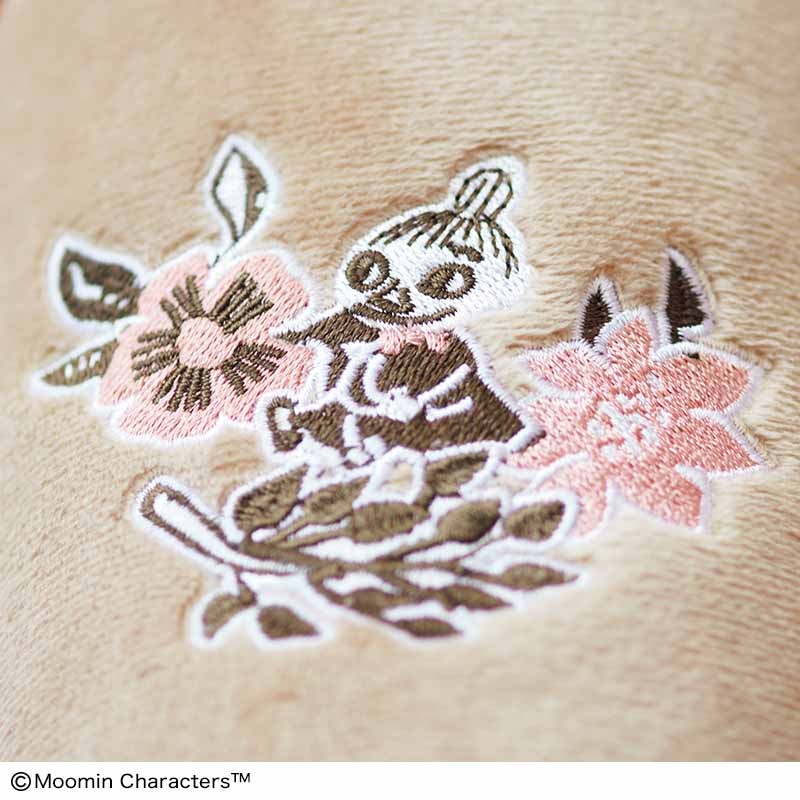 【セブンイレブン リンネル 2022年3月号増刊 雑誌付録】リトルミイ スノークのおじょうさん ルームスリッパ ベージュ ピンク