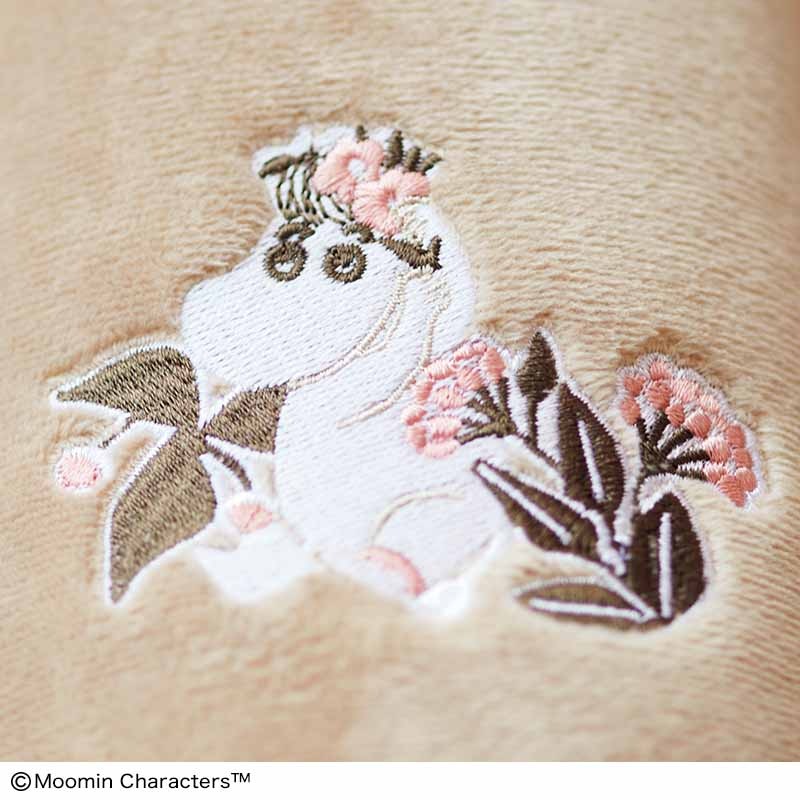 【セブンイレブン リンネル 2022年3月号増刊 雑誌付録】リトルミイ スノークのおじょうさん ルームスリッパ ベージュ ピンク