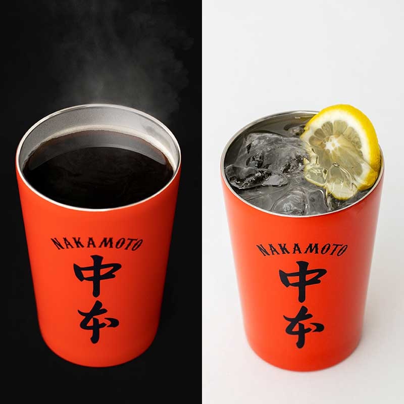 【蒙古タンメン中本 ムック本 付録】蒙古タンメン中本 真空断熱タンブラー レッド