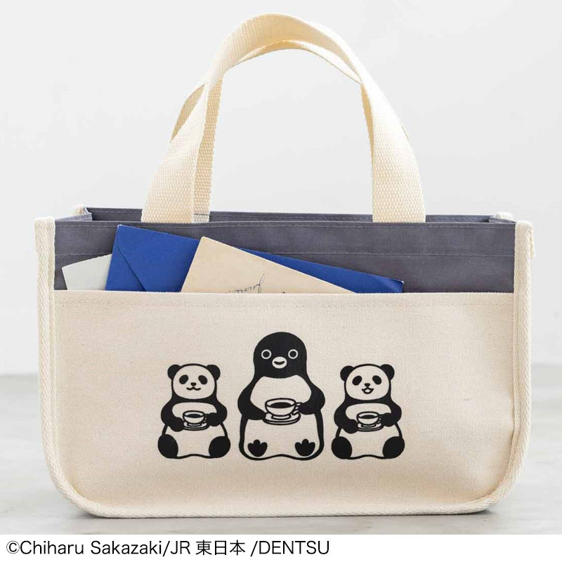 【ムック本 付録】Suicaのペンギン×ハミングカフェ バイ プレミィ・コロミィ インテリアトートバッグ