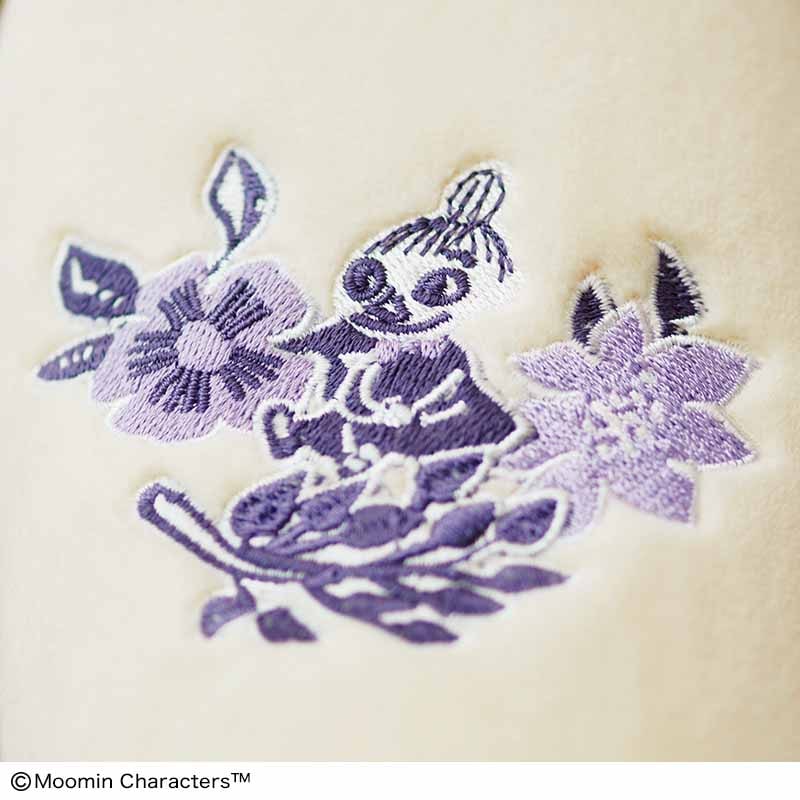 【リンネル 2022年3月号宝島チャンネル限定号 雑誌付録】リトルミイ スノークのおじょうさん ルームスリッパ ホワイト パープル