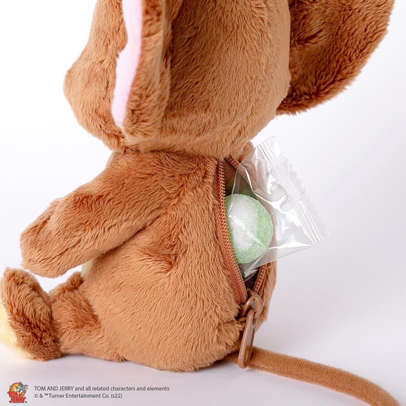 【トムとジェリー ムック本 付録】ぬいぐるみポーチ ジェリーver.