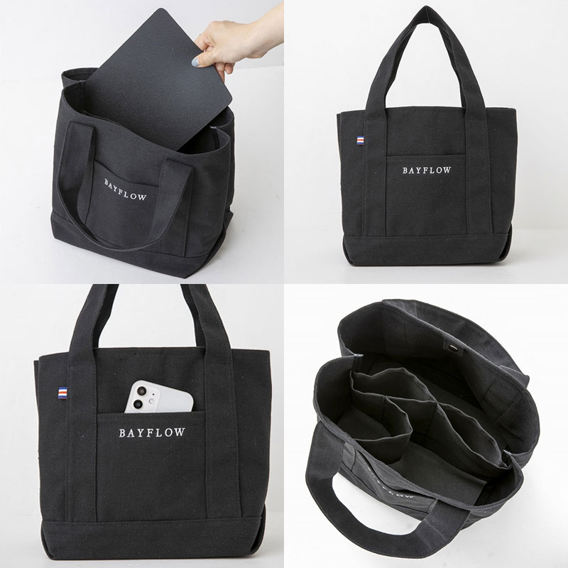 BAYFLOW 収納5ポケット LOGO TOTE BAG BOOK:8/23発売【ムック本付録】ベイフロー 収納5ポケットトートバッグ
