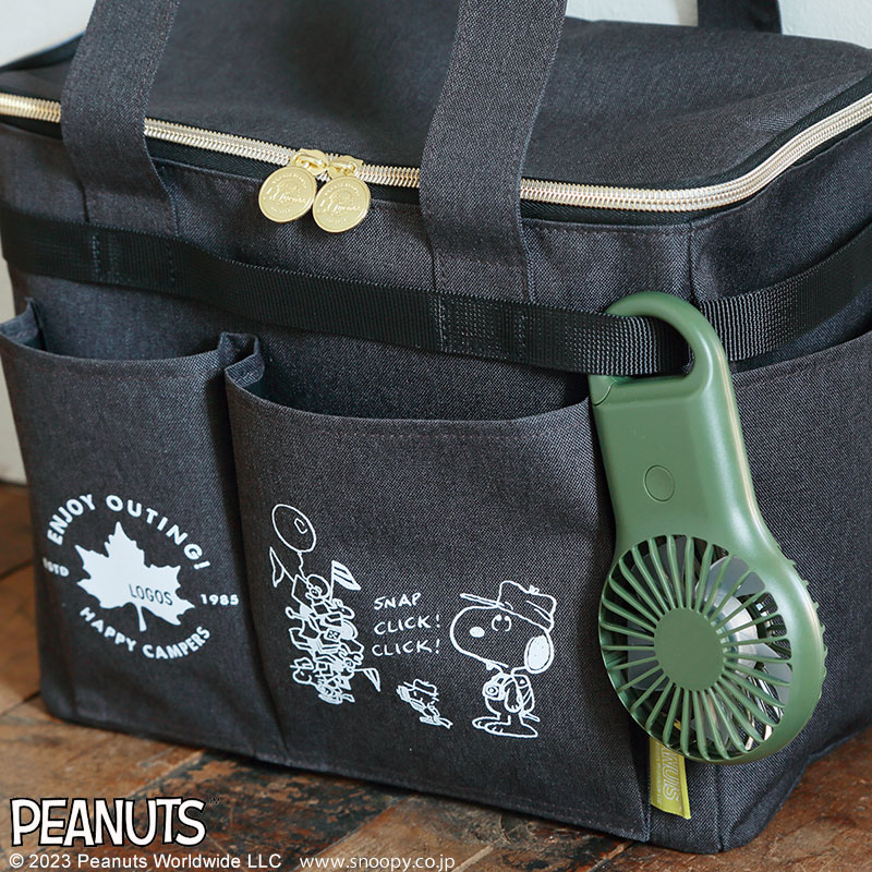 ��SALE��SNOOPY HAPPY CAMPERS by LOGOS �ԥ��˥å��Хå� BOOK BLACK