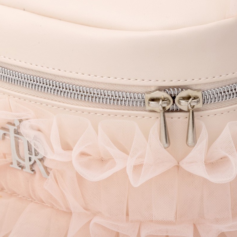 Treat ���rself Tulle Vanity Bag Book Pink