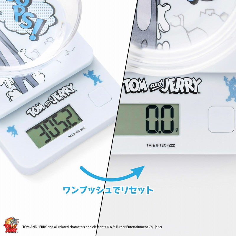 TOM and JERRY（TM） FUNNY ART キッチンスケールBOOK トムver.：10/26発売【ムック本付録】トムとジェリー キッチンスケール トムver.