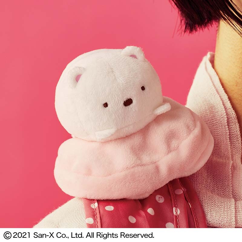 すみっコぐらし 肩のりぬいぐるみエコバッグBOOK しろくまver.