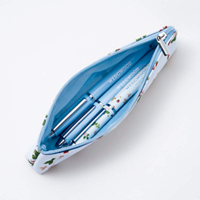 【グロー GLOW 2021年12月号宝島チャンネル限定号 雑誌付録】ウェッジウッド 美文字万年筆 ペンポーチ