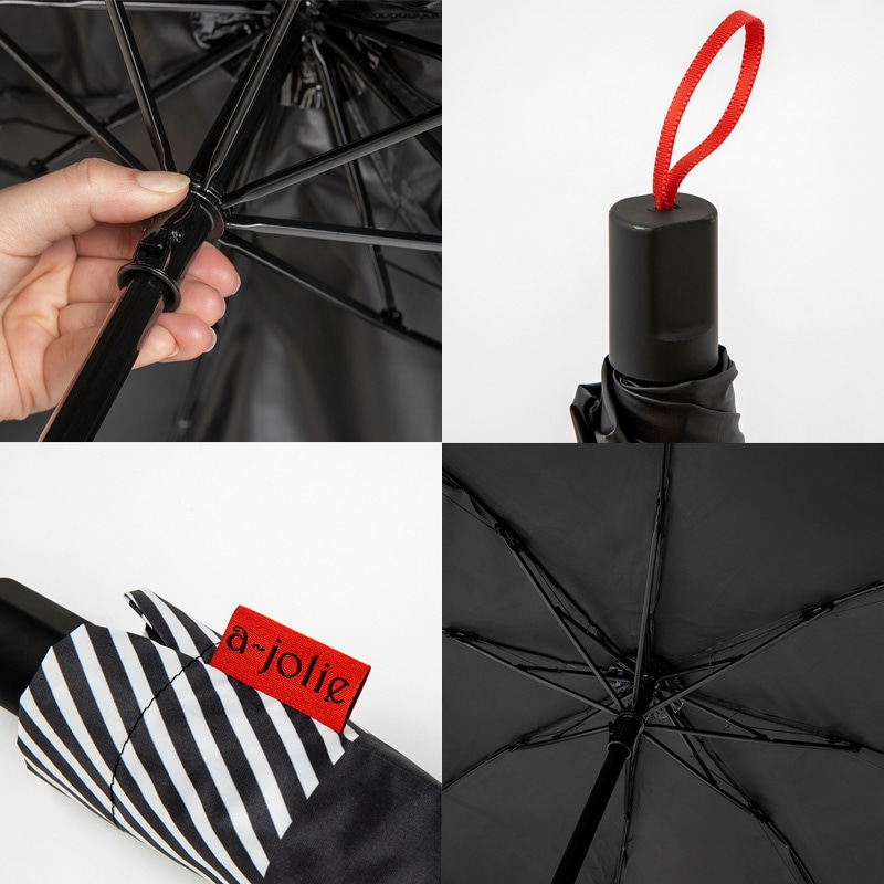 【セブンイレブン限定 a-jolie ムック本 付録】アジョリー 晴雨兼用折りたたみ傘