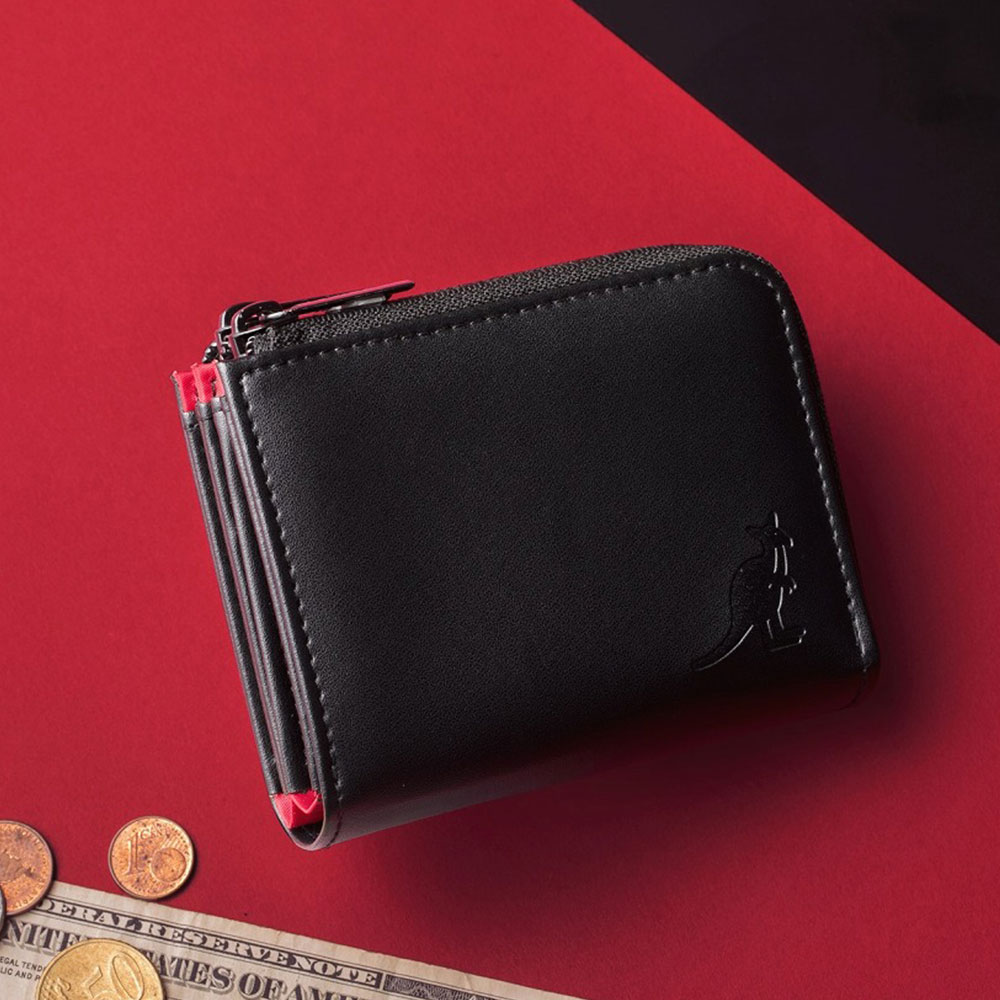 KANGOL DOUBLE ZIP WALLET BOOK:8/4発売【ムック本付録】カンゴール ダブルジップウォレット