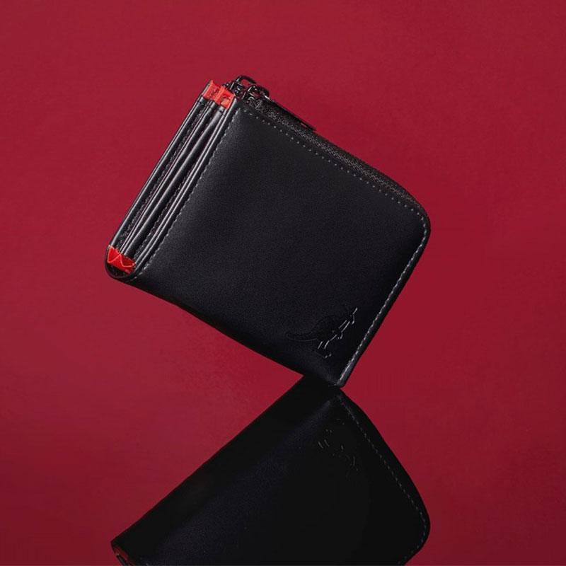 KANGOL DOUBLE ZIP WALLET BOOK