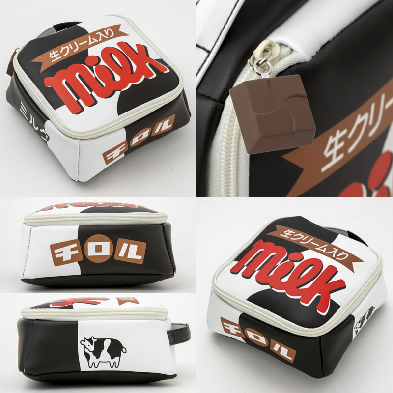 【ファミマ限定 ムック本 付録】チロルチョコ マルチポーチ ミルクver. スペシャルパッケージ