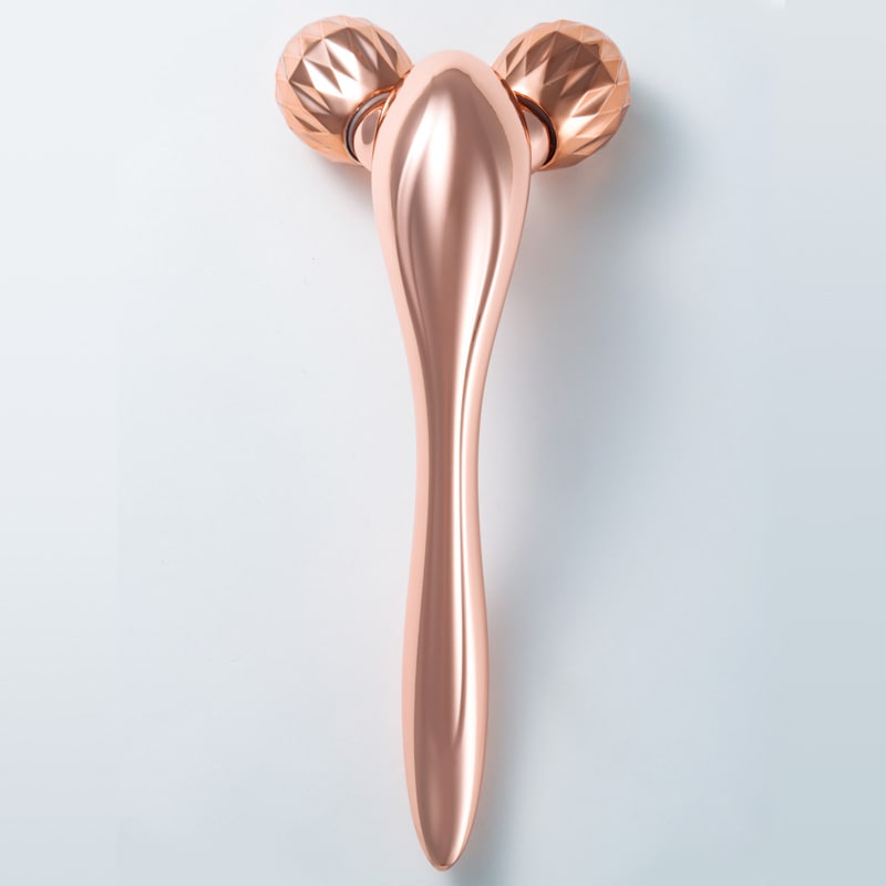 スッキリ美顔・美容ローラーBOOK ROSE GOLD SPECIAL PACKAGE：10/5発売【セブンイレブン・セブンネットショッピング限定付録】スッキリ美顔・美容ローラー ローズゴールド