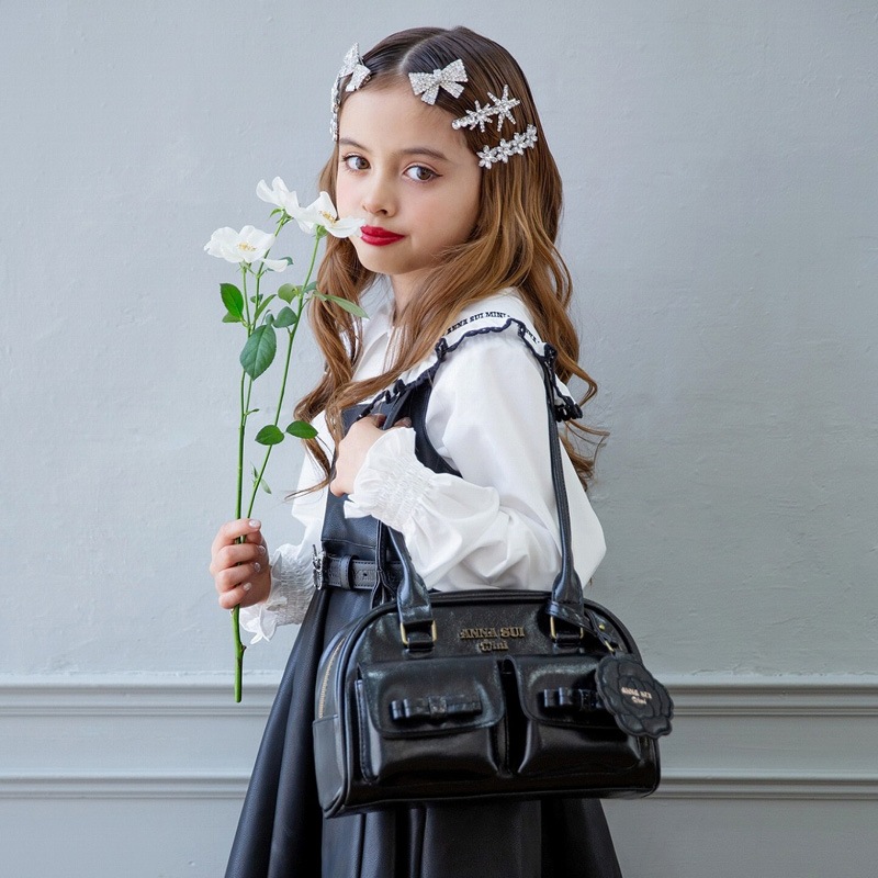 ANNA SUI mini ���󥰥ϥ�ɥ�ܥ��ȥ�Хå�BOOK ROSE ver.