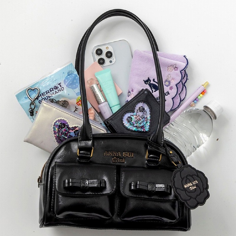 ANNA SUI mini ���󥰥ϥ�ɥ�ܥ��ȥ�Хå�BOOK ROSE ver.