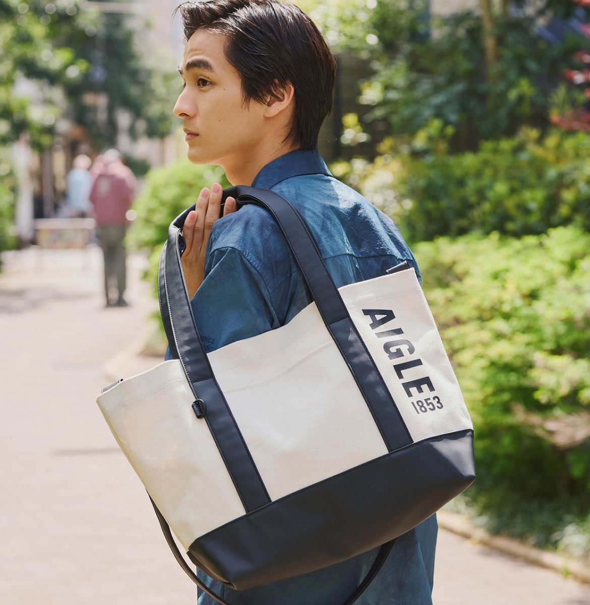 ��SALE��AIGLE TOWN��OUTDOOR TOTE BAG BOOK