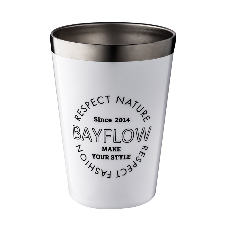 BAYFLOW LOGO TUMBLER BOOK WHITE