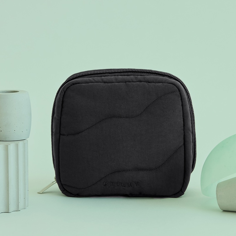 BRILMY 中身が見えて時短がかなう ズボラに優しいコスメポーチ S-size